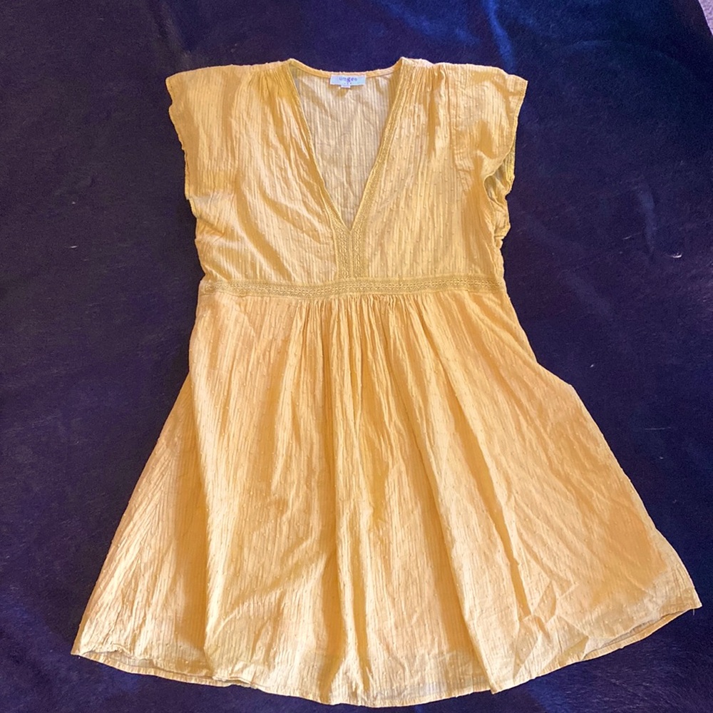 Yellow Umgee short dress, Medium